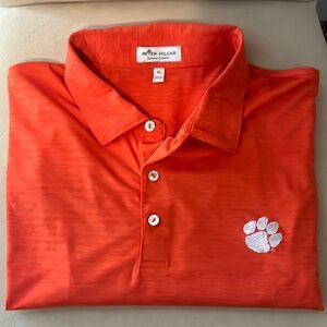 Peter Millar Clemson Orange Polo Shirt